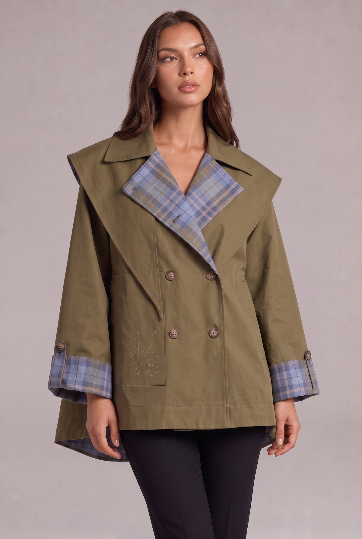 Chaqueta estilo capa Carmen