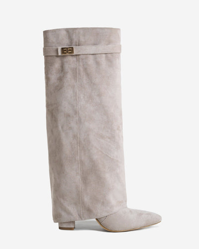 Botas de ante Lavista altura rodilla Taupe